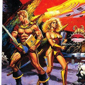 Space Video Fantasy #69 - Barr 1994 Fantasy Art Trading Card